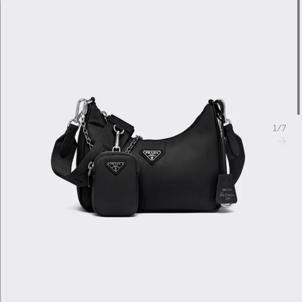 Prada hobo nylon bag